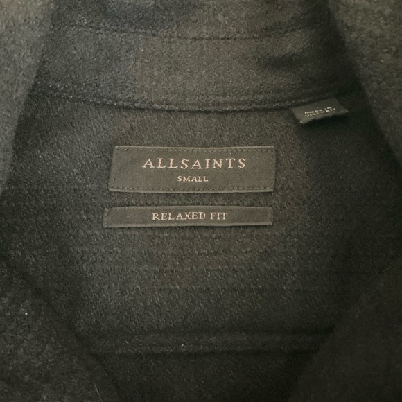 All Saints Kitara Relaxed Fit Jacket in Black  Size Small - Picture 12 of 14